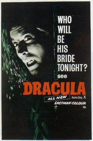 Una splendida locandina inglese del film Dracula il vampiro