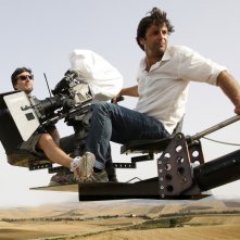 Gian Paolo Cugno sul set de La bella società
