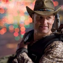 Un primo piano di Woody Harrelson in Zombieland