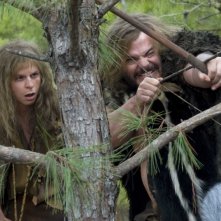 Michael Cera e Jack Black in una scena del film Year One