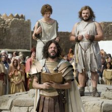 Michael Cera, David Cross e Jack Black in una scena del film Year One