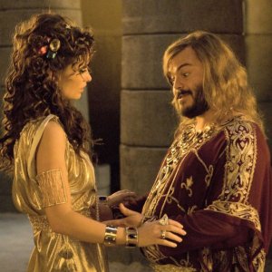 Olivia Wilde e Jack Black in un'immagine del film Year One