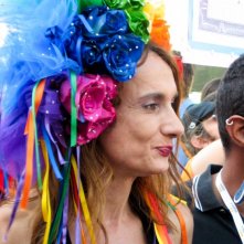 Vladimir Luxuria al Gay Pride di Roma nel 2009
