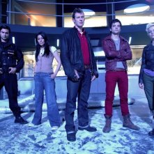 Il cast di Primeval in una foto promozionale della serie