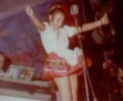 Una giovane Pamela Paris sul palcoscenico