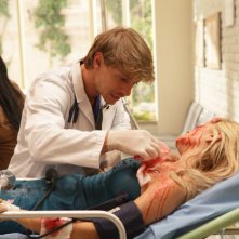 Giorgio Pasotti in una scena della fiction Mediaset La scelta di Laura