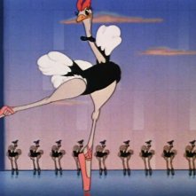 Il divertente ballo degli struzzi sulle note di Amilcare Ponchielli nel film Fantasia
