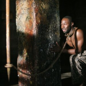 Nelsan Ellis in una scena dell'episodio 'Nothing But The Blood' della seconda stagione di True Blood