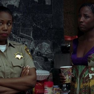 Rutina Wesley in una scena dell'episodio 'Nothing But The Blood' della seconda stagione della serie True Blood