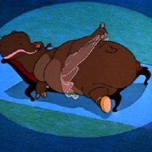 L'ippopotama si addormenta sulle note della Danza delle ore nel film Fantasia