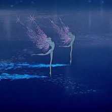 Le fatine dell'inverno che danzano sulle note dello Schiaccianoci nel film Fantasia