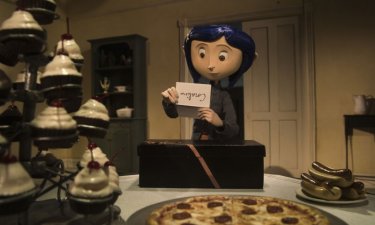 Una scena tratta dal film d'animazione Coraline e la porta magica