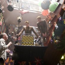 Il regista David Yates sul set del film Harry Potter e il principe mezzosangue