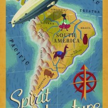 Uno degli otto splendidi poster 'vintage' di Up, l'ultimo gioiello della Pixar