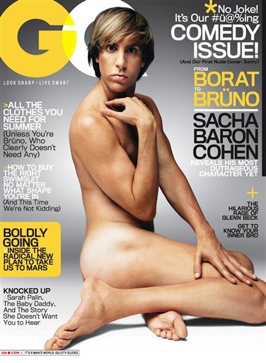 Sacha Baron Cohen Bruno Sulla Cover Del Magazine Gq 121421