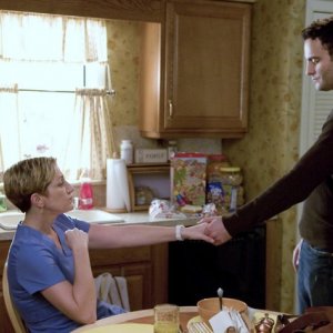 Peter Facinelli ed Edie Falco nell'episodio School Nurse di Nurse Jackie