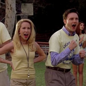 Anna Camp e Michael McMillian in una scena dell'episodio 'Keep This Party Going' della seconda stagione di True Blood