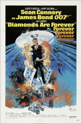 La locandina di Agente 007, una cascata di diamanti