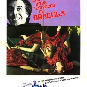 Locandina spagnola del film I satanici riti di Dracula