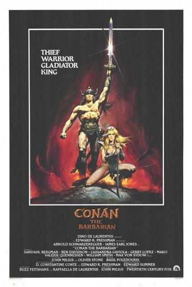 La locandina di Conan il barbaro