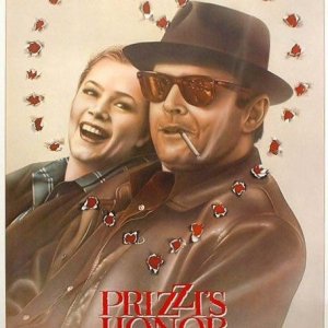 La locandina di L'onore dei Prizzi