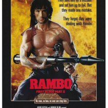 La locandina di Rambo 2 - La vendetta