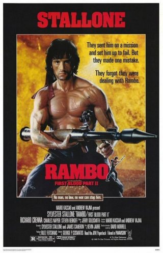 La locandina di Rambo 2 - La vendetta