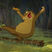 Un'immagine del film d'animazione La principessa il ranocchio