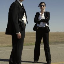 Bill Pullman e Julia Ormond in una scena del film Surveillance