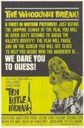 Locandina americana del 1965 del film Dieci piccoli indiani