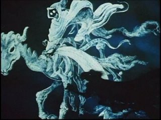 Una spettacolare scena dall\'episodio Una notte sul Monte Calvo nel film Fantasia
