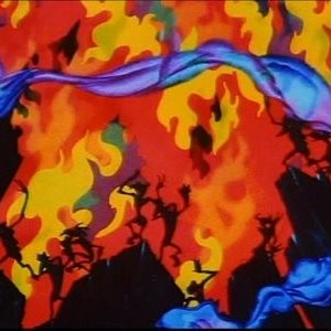 Una tetra scena del sabba dall'episodio Una notte sul Monte Calvo nel film Fantasia