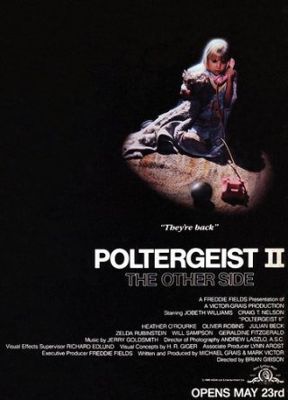 Locandina americana del film Poltergeist II - l'altra dimensione