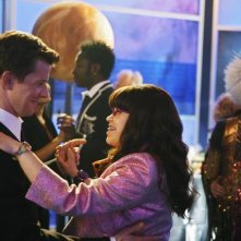 Eric Mabius ed America Ferrera in una scena dell'episodio In the Stars di Ugly Betty