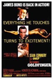 La locandina di Agente 007, missione Goldfinger
