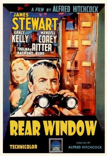 Locandina americana del 1954 del film La finestra sul cortile