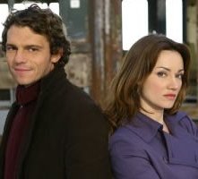 Marine Delterme con Arnaud Binard nel telefilm Alice Nevers: professione giudice