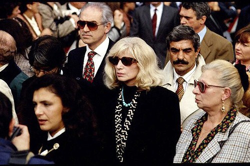 Monica Vitti Al Funerale Di Federico Fellini 123267