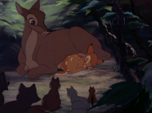 Shot from the movie Bambi
