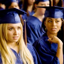 Hayden Panettiere con Lauren London in una scena di Una notte con Beth Cooper
