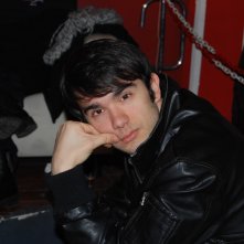 Marco Iannitello sul set del documentario sulle Bestie di Satana