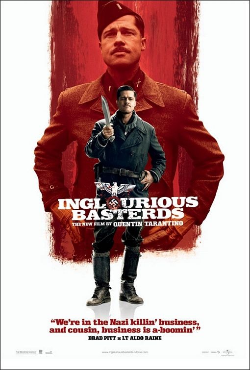 Nuovo Character Poster Usa Per Inglorious Basterds Brad Pitt 123521