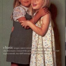 Tiziana Di Marco in un servizio fotografico per Trussardi Kid a quattro anni