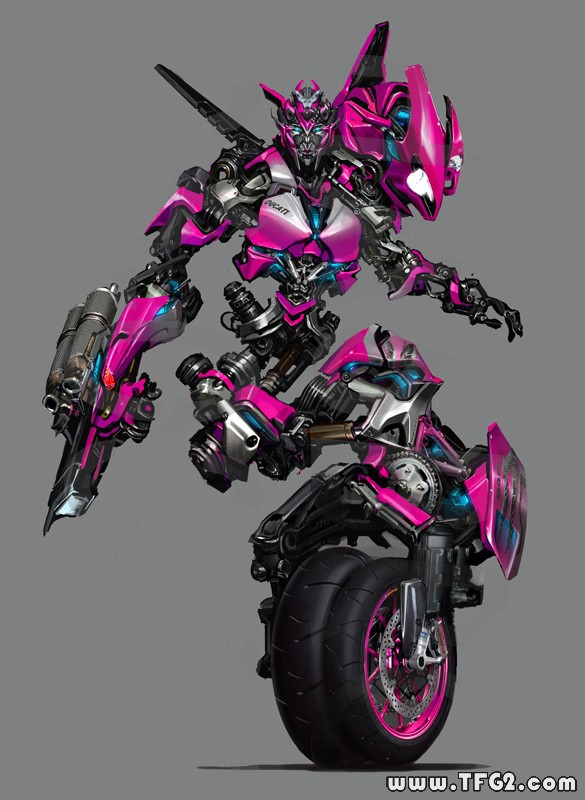 Immagine Promo Dell Autobot Motocicletta Arcee Per Il Film Transformers Revenge Of The Fallen 123781