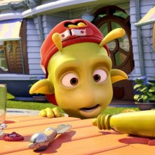 Una scena in primo piano di Eckle per il film di animazione Planet-51