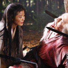 Gianna Jun e Yasuaki Kurata in una scena del film Blood: The Last Vampire