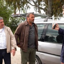 Antonio Catania e Claudio Amendola in una scena della serie tv Tutti per Bruno