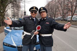 Ezio Greggio ed Enzo Iacchetti nel film tv Occhio a quei due