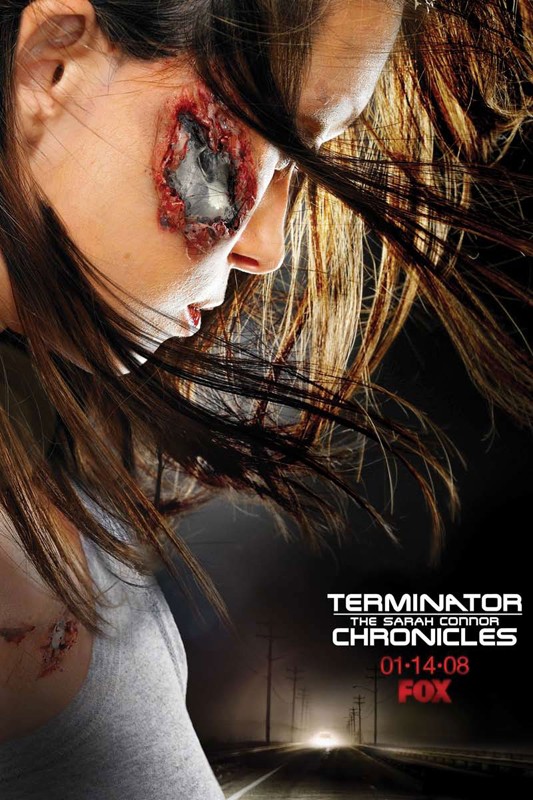 Un Manifesto Pubblicitario Per La Serie Terminator The Sarah Connor Chronicles Con Summer Glau 124071