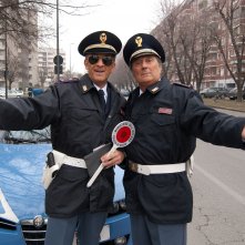 Wallpaper: Ezio Greggio ed Enzo Iacchetti nel film tv Occhio a quei due